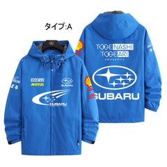 バイカースタイル アウター  カッコいい STI レーシング メンズ 防風 防寒 レーシングジャケット