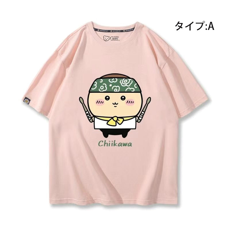 可愛いキャラ ゆるかわ トップス 楽団 ユニセックス 半袖Ｔシャツ