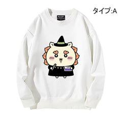 可愛いキャラ ゆるかわ トップス ロールプレイ ユニセックス 長袖 スウェット