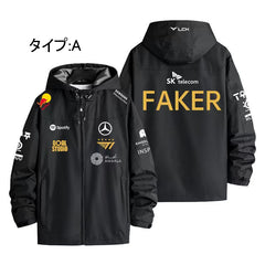 バイカースタイル アウター ハイエンドスポーツ メンズ 防風 防寒 レーシングジャケット