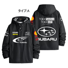 バイカースタイル アウター  カッコいい STI レーシング メンズ 防風 防寒 レーシングジャケット