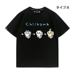 可愛いキャラ ゆるかわ トップス リラックス タイム ユニセックス 半袖Ｔシャツ