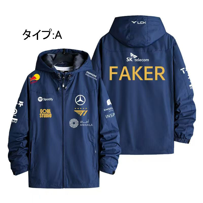 バイカースタイル アウター ハイエンドスポーツ メンズ 防風 防寒 レーシングジャケット