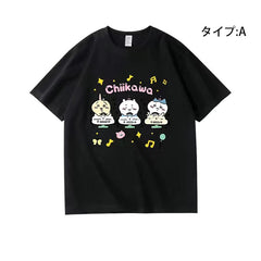 可愛いキャラ ゆるかわ トップス 誕生日 ユニセックス 半袖Ｔシャツ