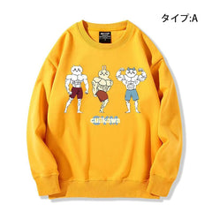 可愛いキャラ ゆるかわ トップス GYM ユニセックス 長袖 スウェット