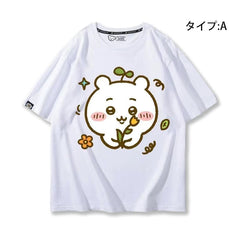 可愛いキャラ ゆるかわ トップス 美しい庭 ユニセックス 半袖Ｔシャツ
