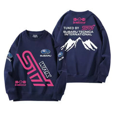 バイカースタイル トップス STI ユニセックス 長袖 スウェット