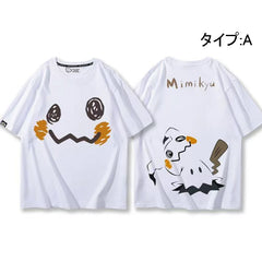 キャラクター 可愛い トップス ミッキュ ユニセックス 半袖Ｔシャツ