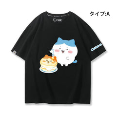 可愛いキャラ ゆるかわ トップス デザート ユニセックス 半袖Ｔシャツ