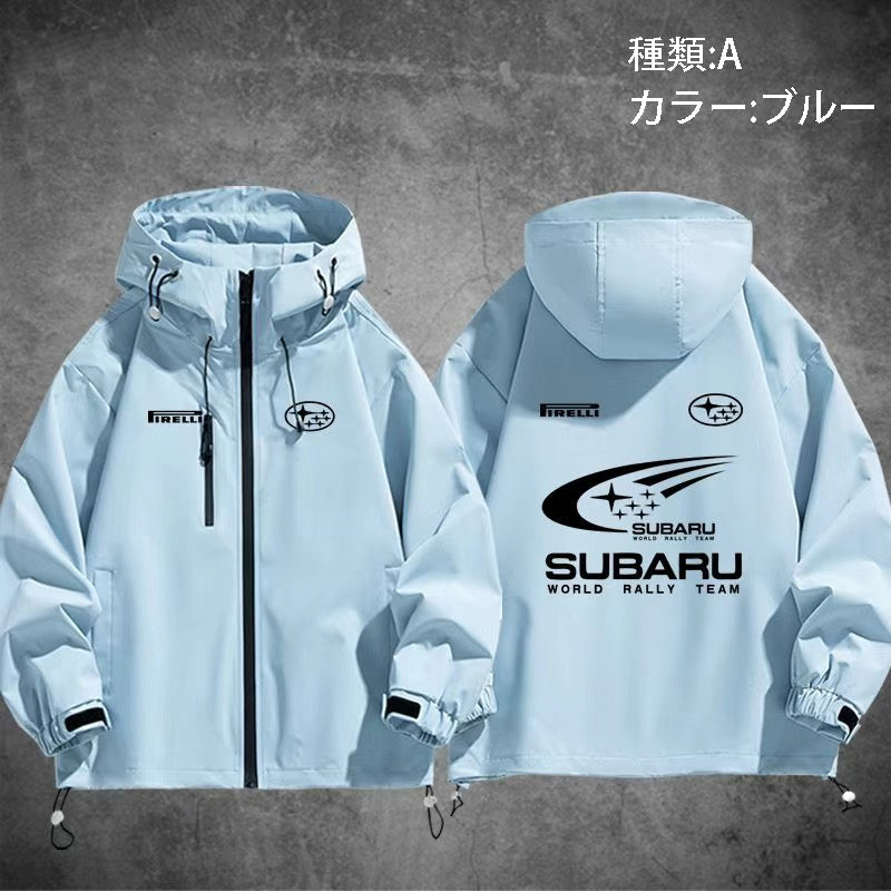 バイカースタイル アウター モータースポーツテイスト 防風 防寒 レーシングジャケット