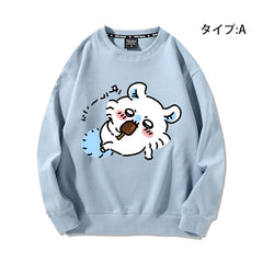可愛いキャラ ゆるかわ トップス お菓子 ユニセックス 長袖 スウェット