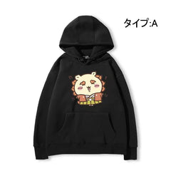 可愛いキャラ ゆるかわ トップス 美しい着物 ユニセックス 長袖 パーカー