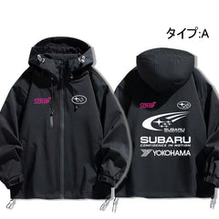 バイカースタイル アウター  STI メンズ 防風 防寒 レーシングジャケット
