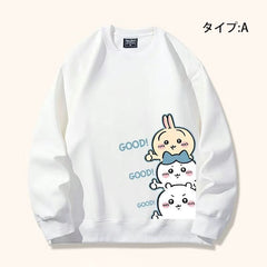可愛いキャラ ゆるかわ トップス 遊び相手 ユニセックス 長袖 スウェット