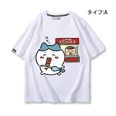 可愛いキャラ ゆるかわ トップス 焼きまんじゅう ユニセックス 半袖Ｔシャツ