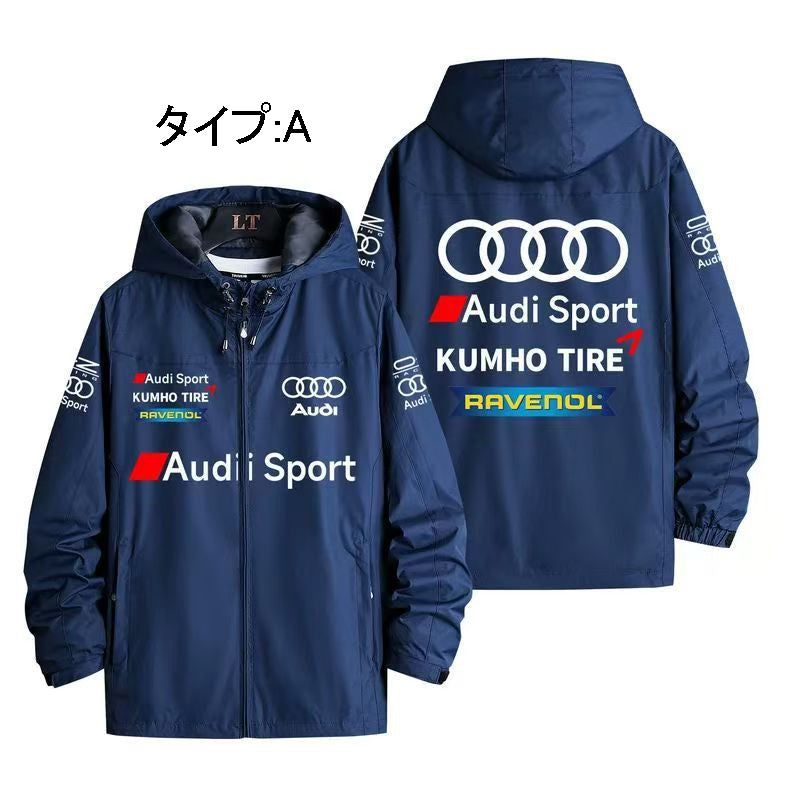 バイカースタイル アウター  モータースポーツ ファッション メンズ 防風 防寒 レーシングジャケット