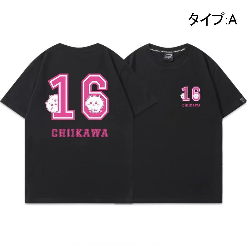 可愛いキャラ ゆるかわ トップス 数字遊び ユニセックス 半袖Ｔシャツ