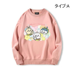 可愛いキャラ ゆるかわ トップス いい仲間 ユニセックス 長袖 スウェット