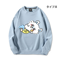 可愛いキャラ ゆるかわ トップス お菓子 ユニセックス 長袖 スウェット