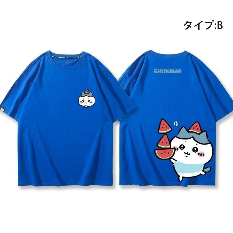 可愛いキャラ ゆるかわトップス 果物 ユニセックス 半袖Ｔシャツ