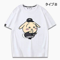 可愛いキャラ ゆるかわ トップス 野球 ユニセックス 半袖Ｔシャツ
