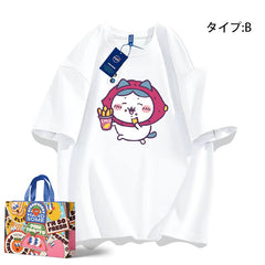 可愛いキャラ ゆるかわ トップス おやつ ユニセックス 半袖Ｔシャツ