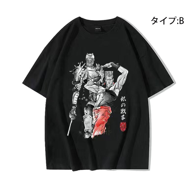 スタンド使い イラスト トップス STANDPOWER ユニセックス 半袖 Ｔシャツ