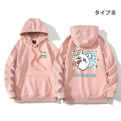 可愛いキャラ ゆるかわ トップス 気分屋 ユニセックス 長袖 パーカー