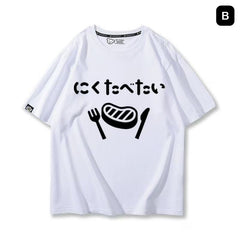 ビールモチーフ グラフィック トップス 食べたい飲みたい プリント ユニセックス 半袖Ｔシャツ