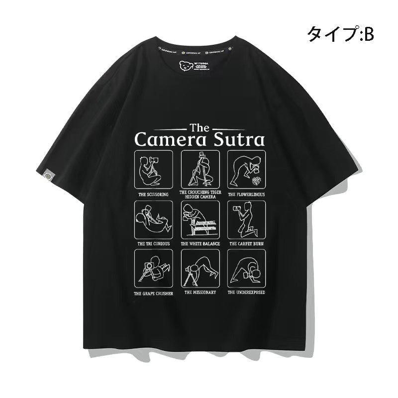 カメラマンシリーズ トップス Camera Sutra ユニセックス 半袖 Ｔシャツ