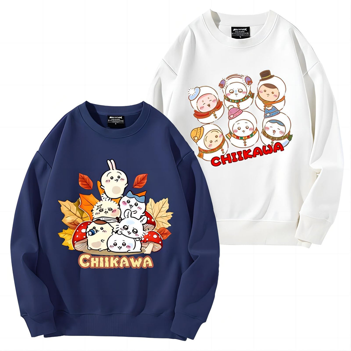 可愛いキャラ ゆるかわ トップス 楽しい季節 ユニセックス 長袖 スウェット