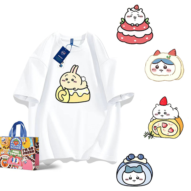 可愛いキャラ ゆるかわ トップス スイーツワールド ユニセックス 半袖Ｔシャツ