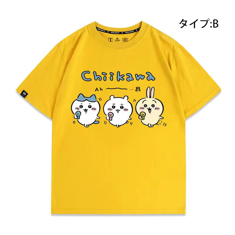 可愛いキャラ ゆるかわ トップス リラックス タイム ユニセックス 半袖Ｔシャツ