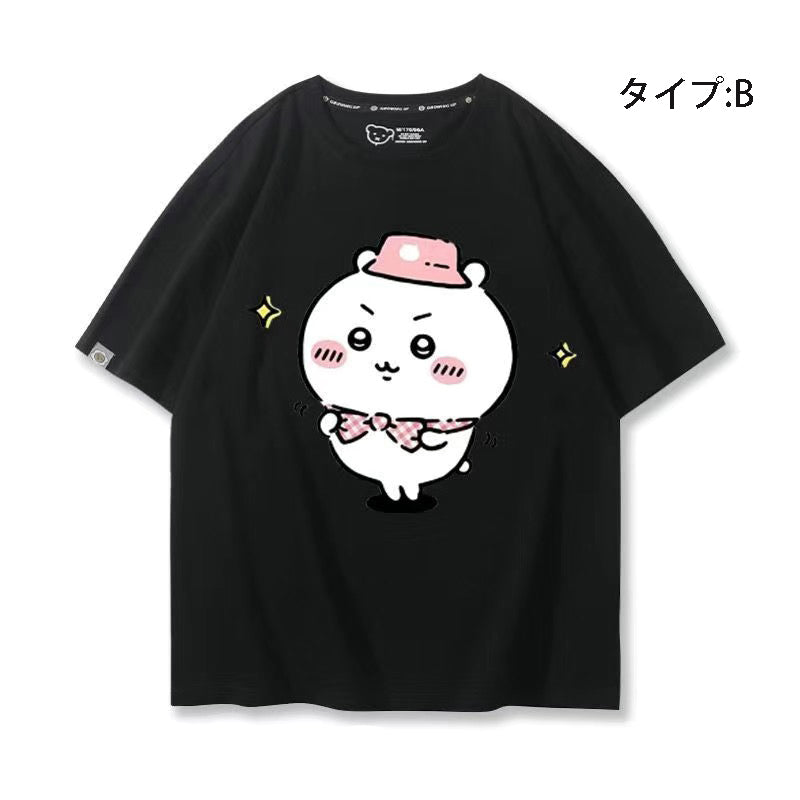 可愛いキャラ ゆるかわ トップス 遠足 ユニセックス 半袖Ｔシャツ
