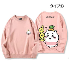 可愛いキャラ ゆるかわ トップス 果物 ユニセックス 長袖 スウェット