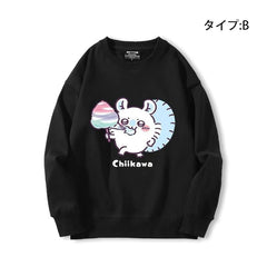 可愛いキャラ ゆるかわ トップス お菓子 ユニセックス 長袖 スウェット
