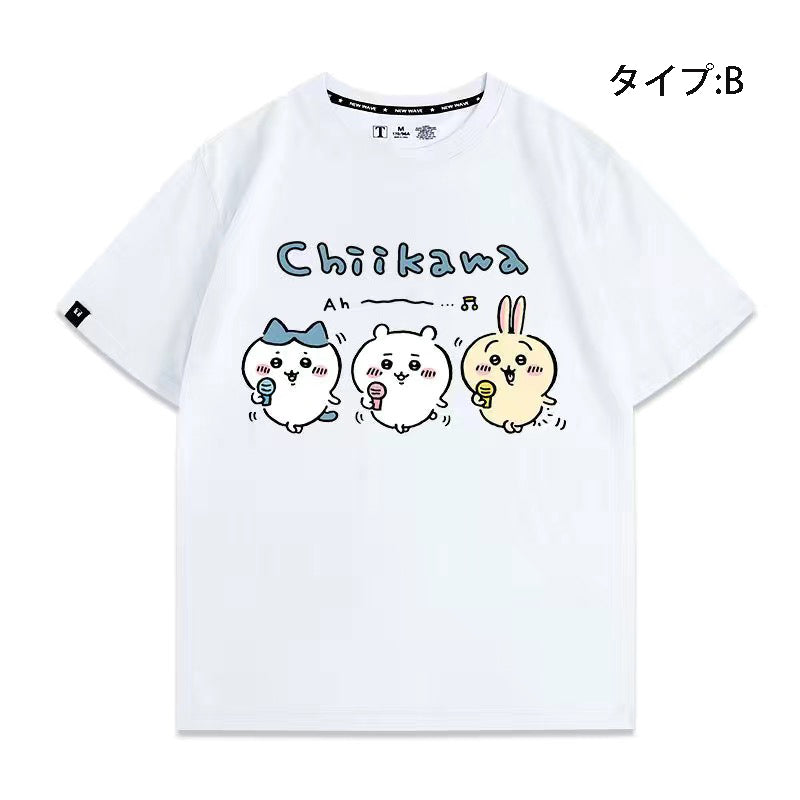 可愛いキャラ ゆるかわ トップス リラックス タイム ユニセックス 半袖Ｔシャツ