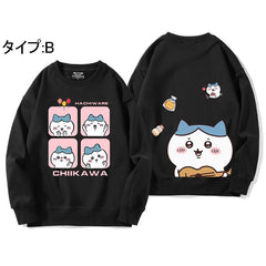 可愛いキャラ ゆるかわ トップス おいしいおやつ ユニセックス 長袖 スウェット