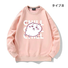可愛いキャラ ゆるかわ トップス チル... ユニセックス 長袖 スウェット