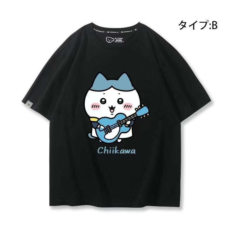 可愛いキャラ ゆるかわ トップス グループ ユニセックス 半袖Ｔシャツ