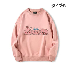 可愛いキャラ ゆるかわ トップス いい仲間 ユニセックス 長袖 スウェット