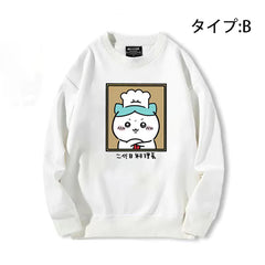 可愛いキャラ ゆるかわ トップス 初代と二代目料理長 ユニセックス 長袖 スウェット