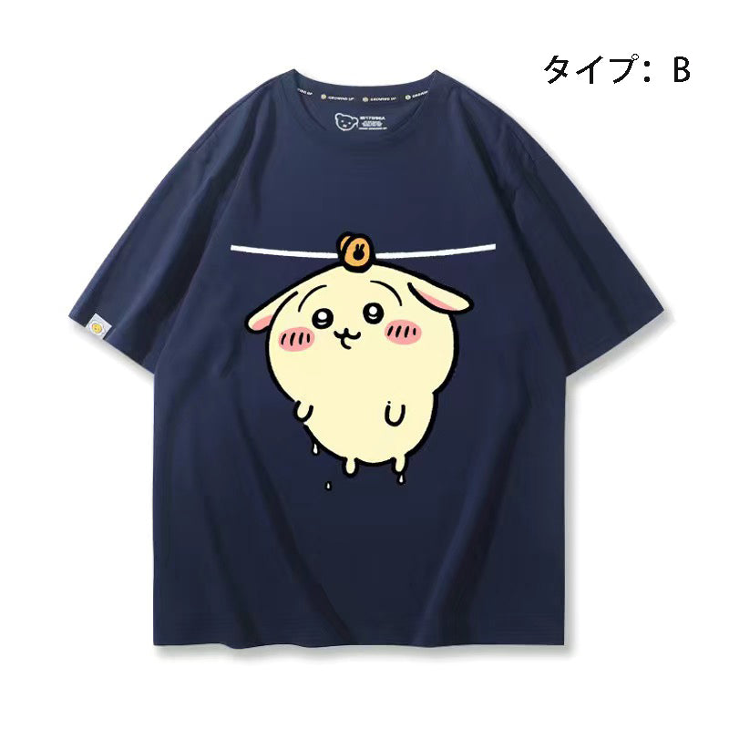 可愛いキャラ ゆるかわ トップス 洗濯 ユニセックス 半袖Ｔシャツ