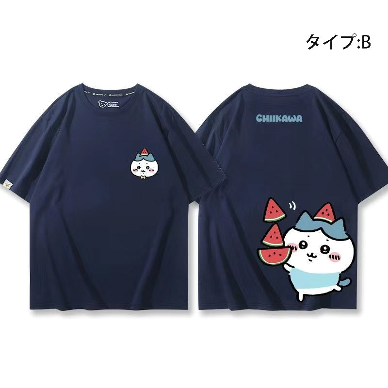 可愛いキャラ ゆるかわトップス 果物 ユニセックス 半袖Ｔシャツ