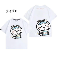 可愛いキャラ ゆるかわ トップス 牛乳 ユニセックス 半袖Ｔシャツ