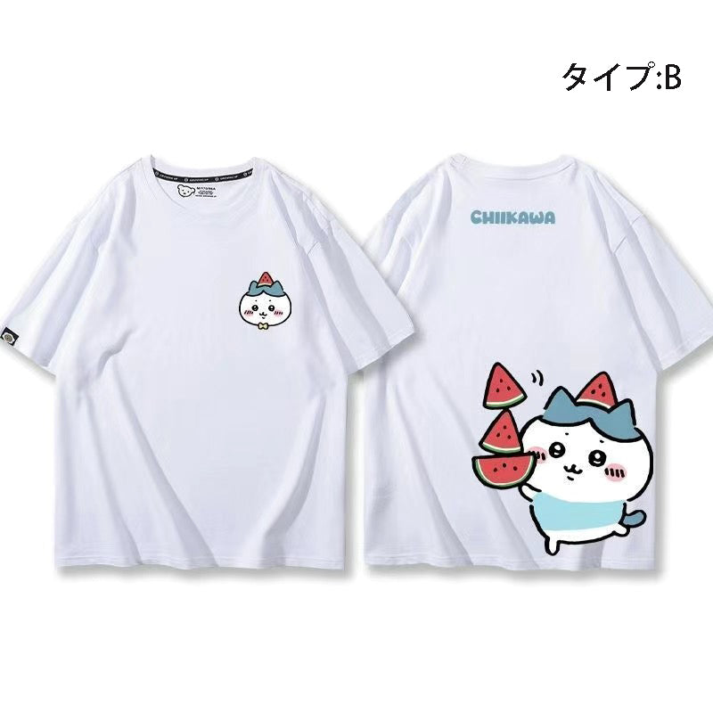可愛いキャラ ゆるかわトップス 果物 ユニセックス 半袖Ｔシャツ