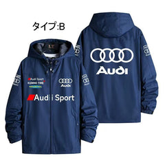 バイカースタイル アウター  モータースポーツ ファッション メンズ 防風 防寒 レーシングジャケット