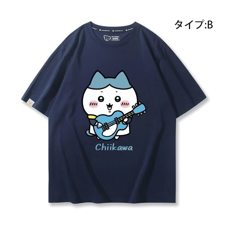 可愛いキャラ ゆるかわ トップス グループ ユニセックス 半袖Ｔシャツ