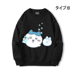 可愛いキャラ ゆるかわ トップス セルフィー ユニセックス 長袖 スウェット