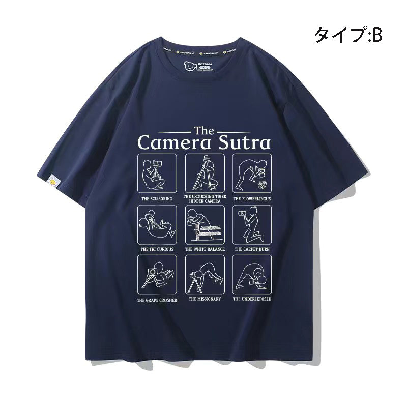 カメラマンシリーズ トップス Camera Sutra ユニセックス 半袖 Ｔシャツ